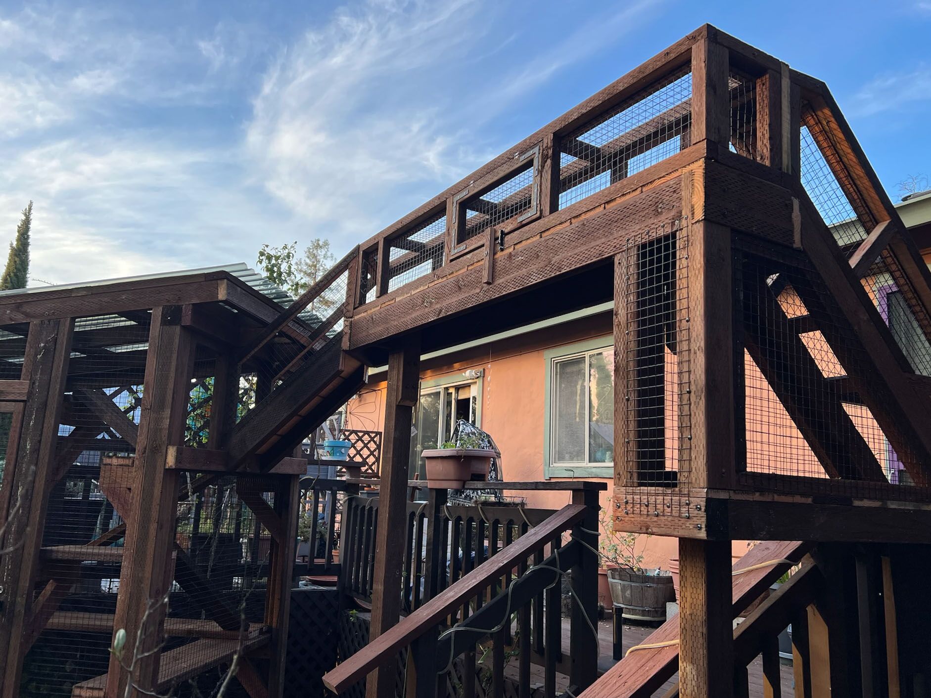 Large Custom Catio with Tunnel For Sale | The Purr Pathway - Image 5