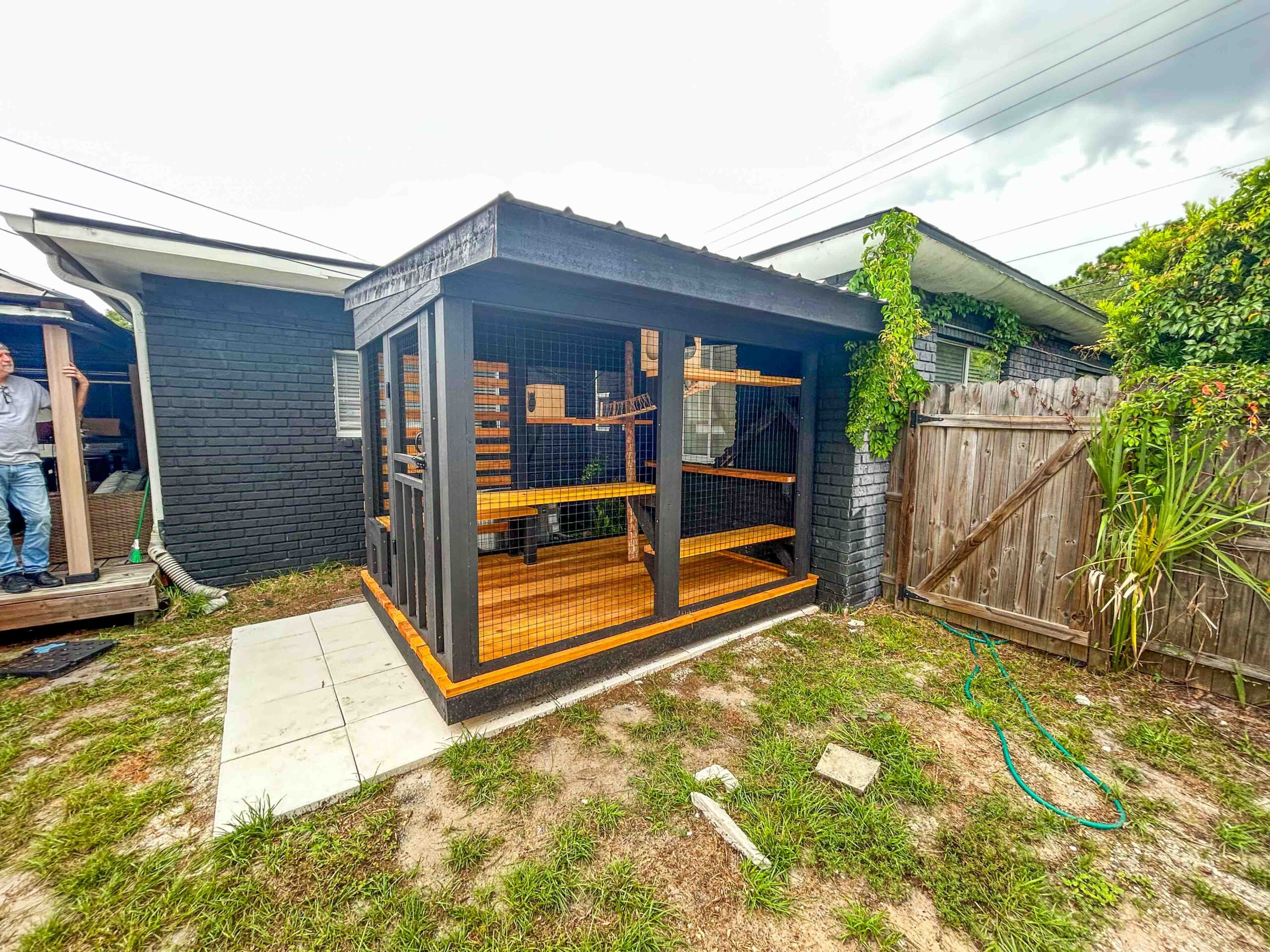 The FurFort Custom Freestanding Catio