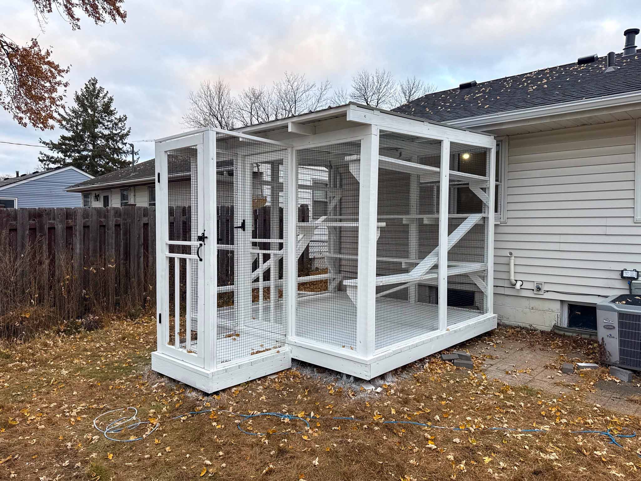 The Snowcap Suite custom catio