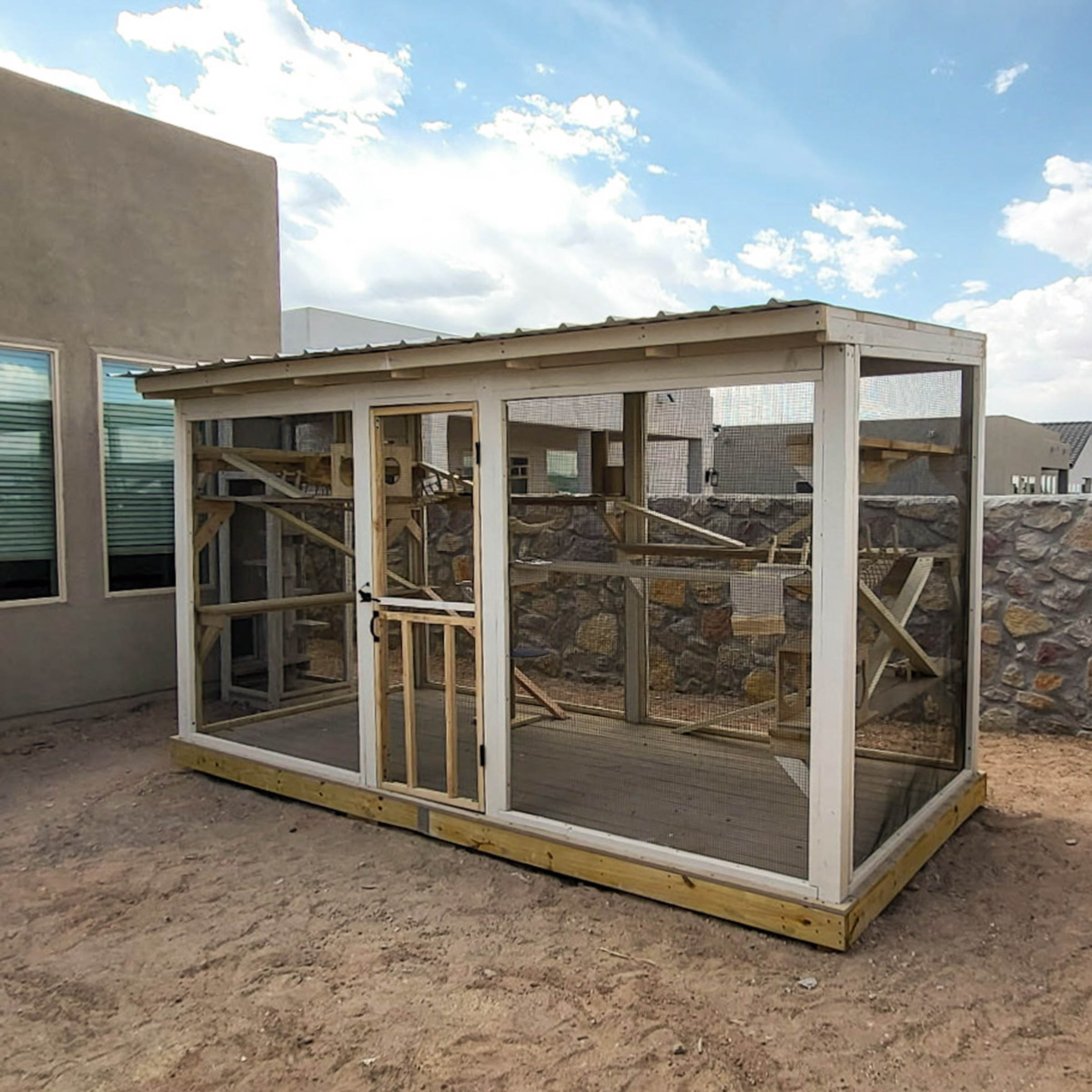 Las Cruces Custom Freestanding Catio Build