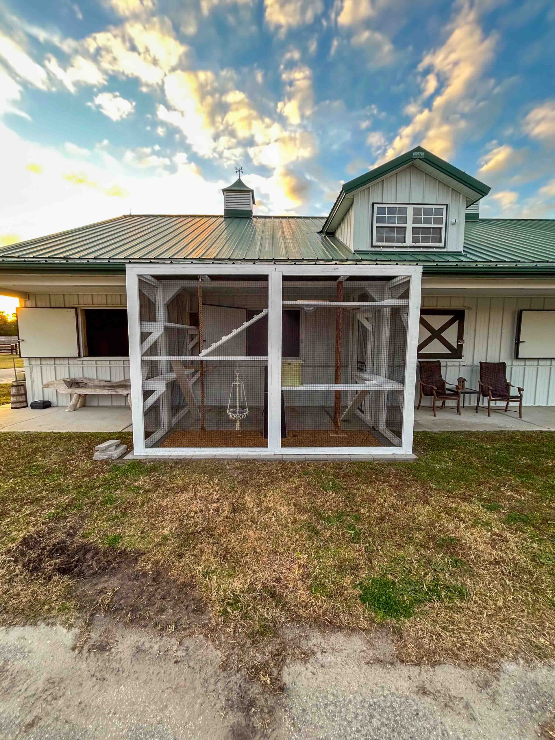 The Open-Air Cat Ranch Custom Catio